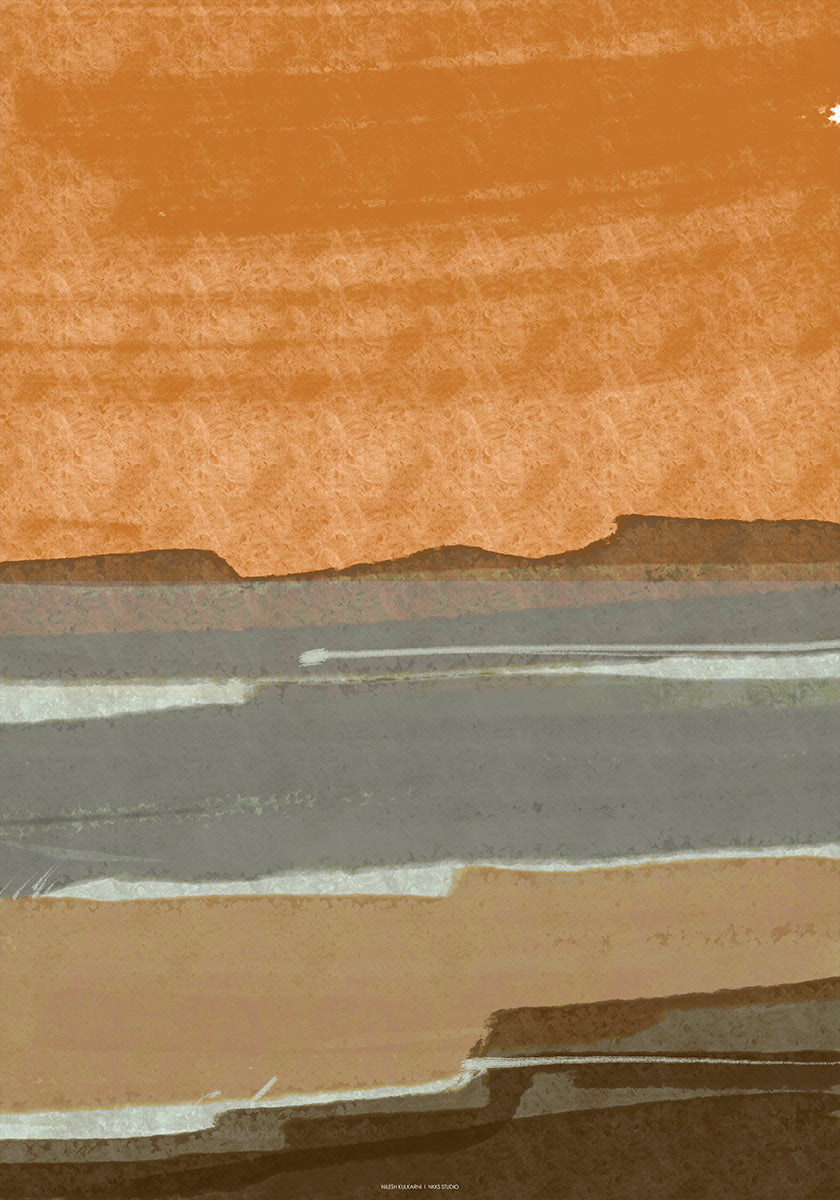 Une soirée d’automne tranquille Poster