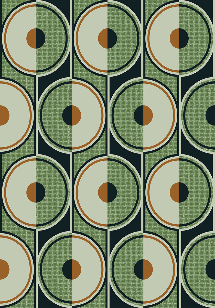 Cercles rétro verts