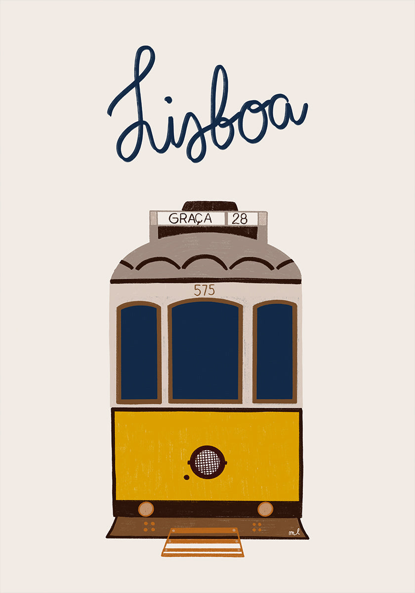 Tramway de Lisbonne Poster