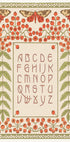 Floral and Moth Alphabet Print Plakat - Posterbox