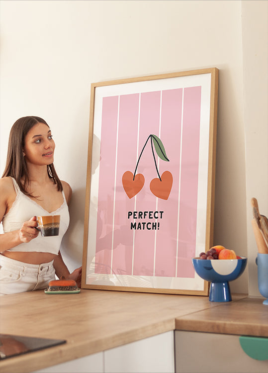 Cherry Love Duo Plakat - Posterbox