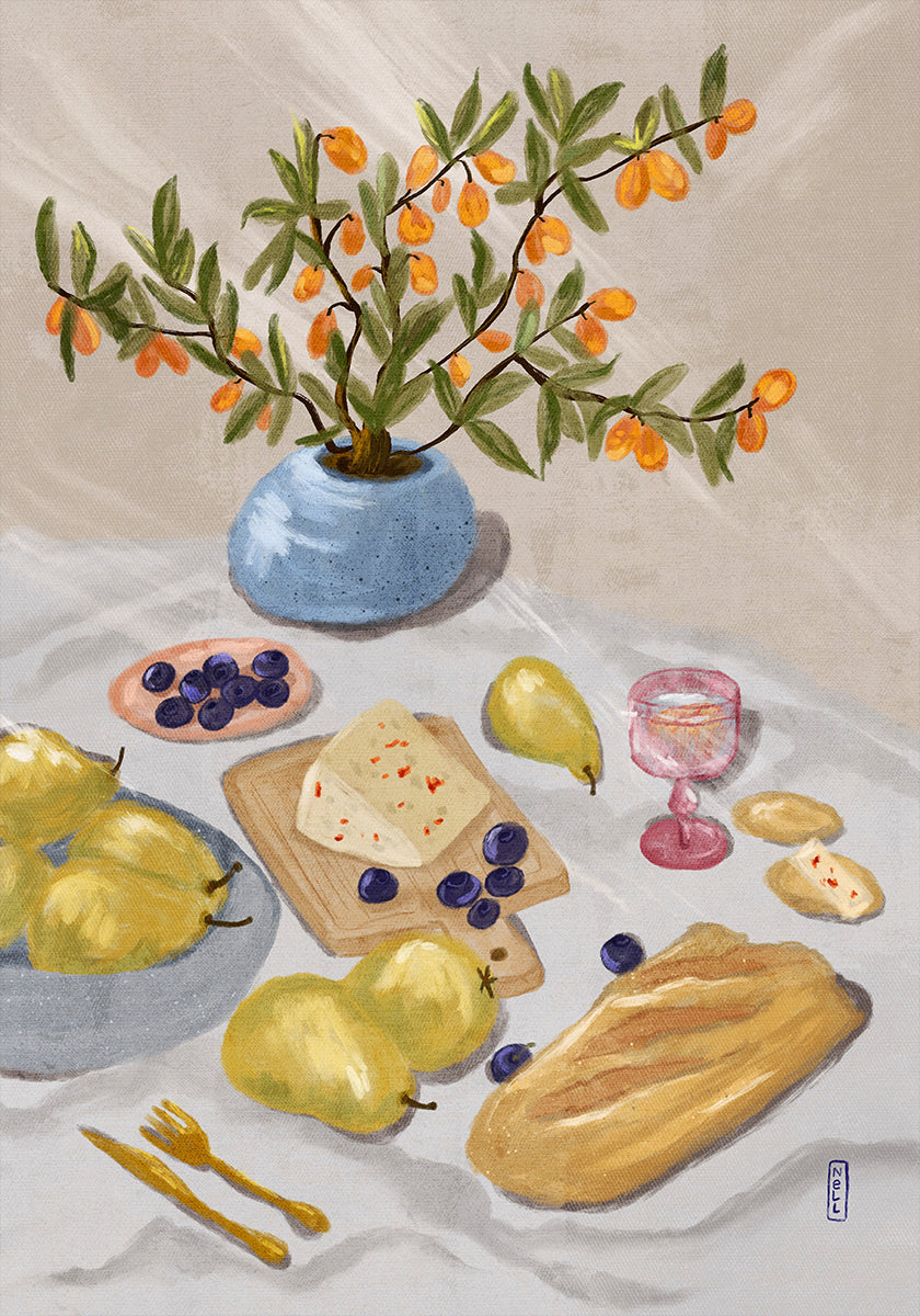 Gin and Tonic In the Afternoon Sun Illustration (NEW) - Posterbox