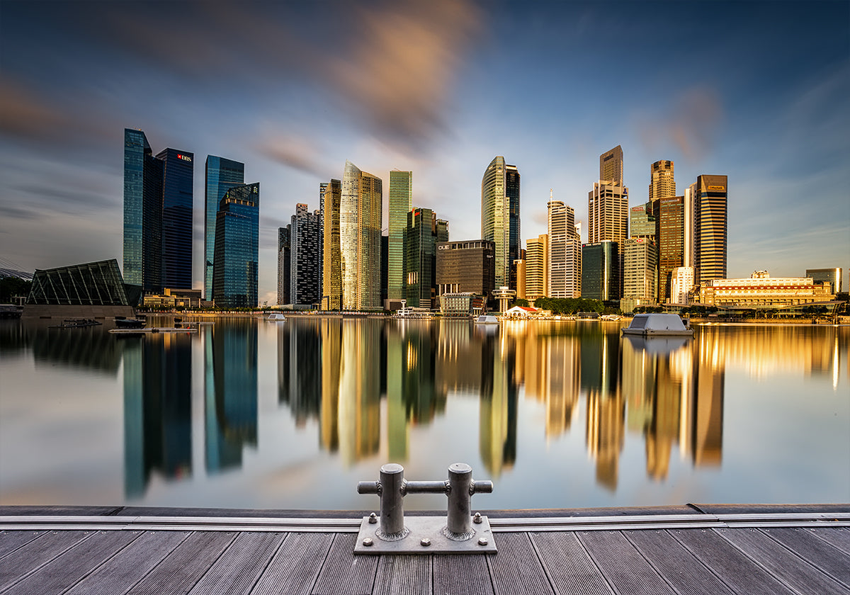 Matin doré à Singapour