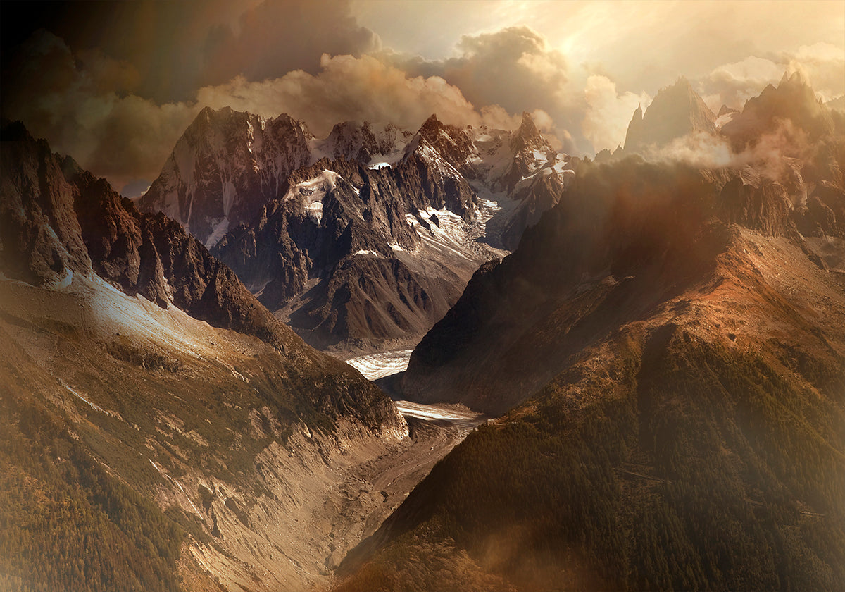 Massif du Mont Blanc Poster