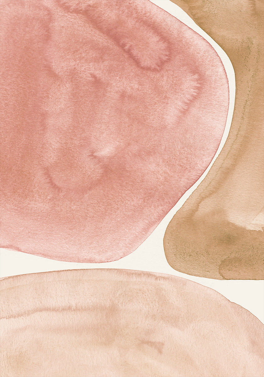 Organic Shapes in Earthy Tones (NEW) - Posterbox