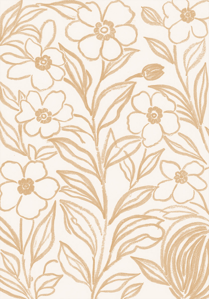 Beige Botanical Blooms (NEW) - Posterbox