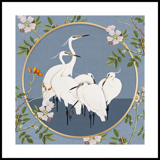 Graceful Egrets' Elegance (NEW) - Posterbox