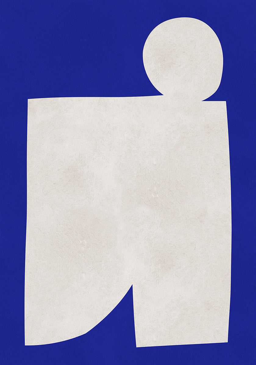 Blue and white art 2 (NEW) - Posterbox