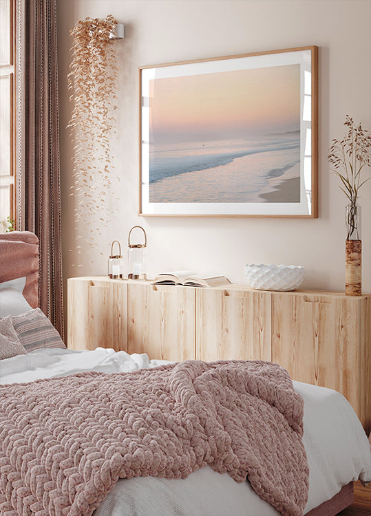 Pastel Sunrise Over Calm Sea (NEW) - Posterbox