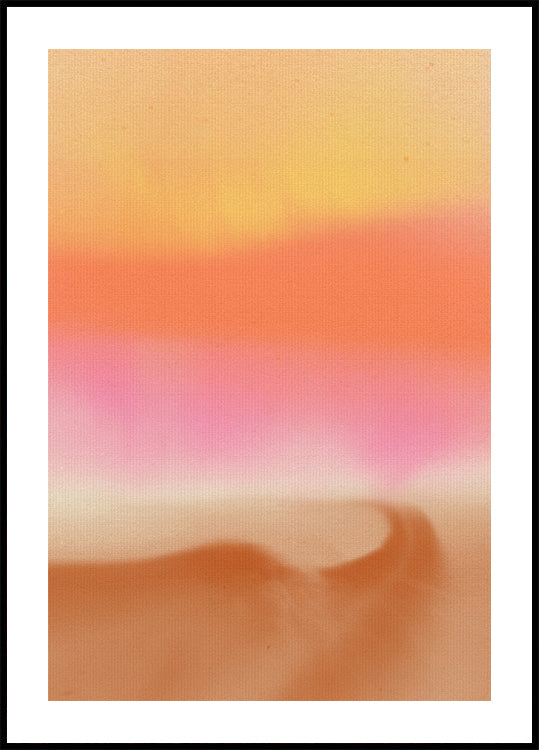 Deamy abstract landscape in pastel and neon colors (NEW) - Posterbox