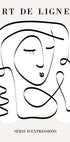 Art De Lignes Abstract Plakat - Posterbox.no
