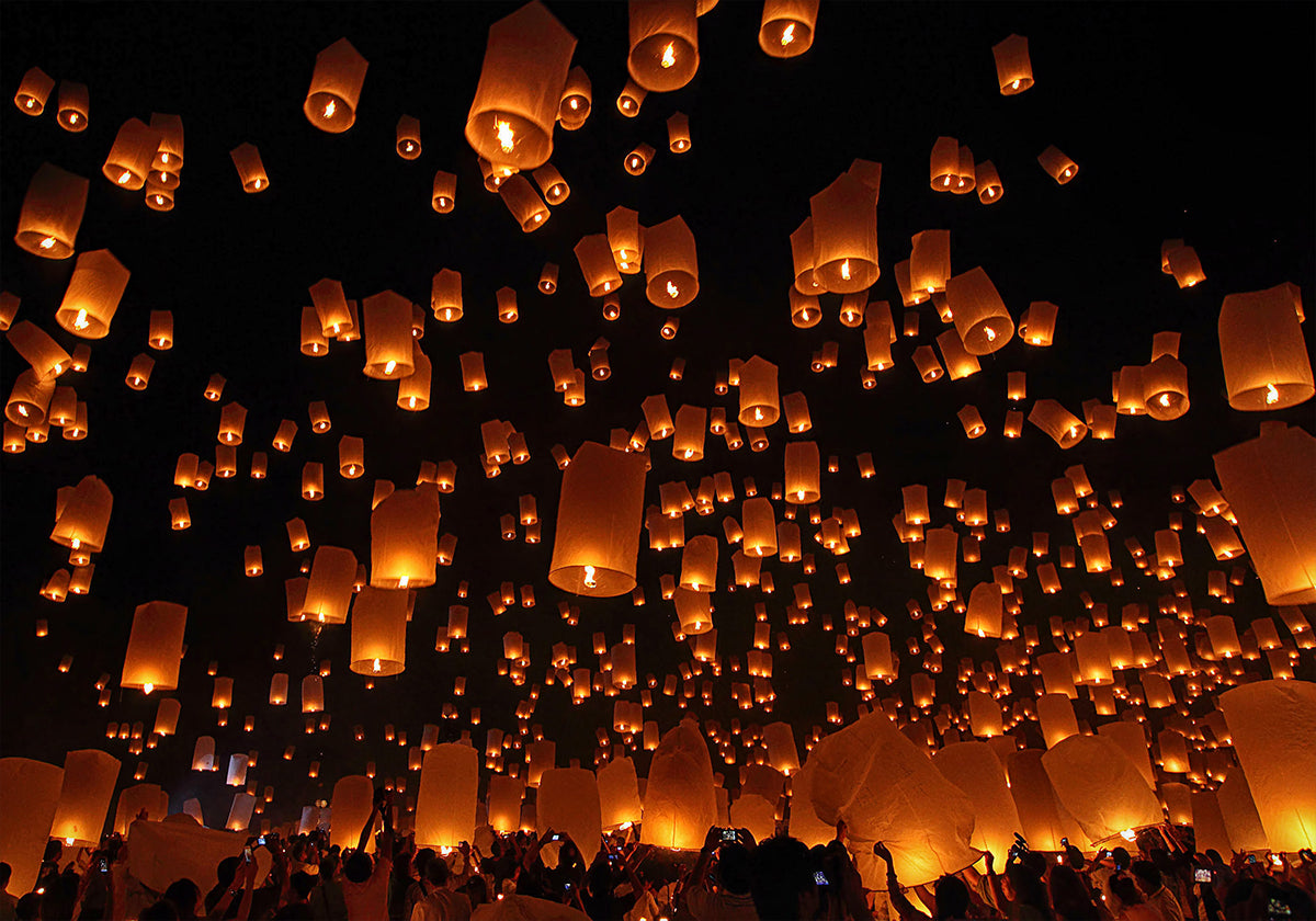 Lanternes flottantes