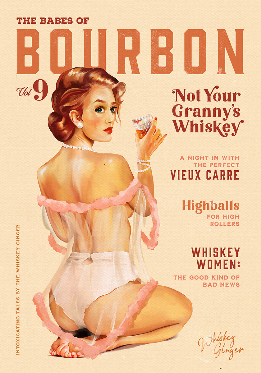 Babes of Bourbon Vol 9 Vintage Whiskey Pinup (NEW) - Posterbox