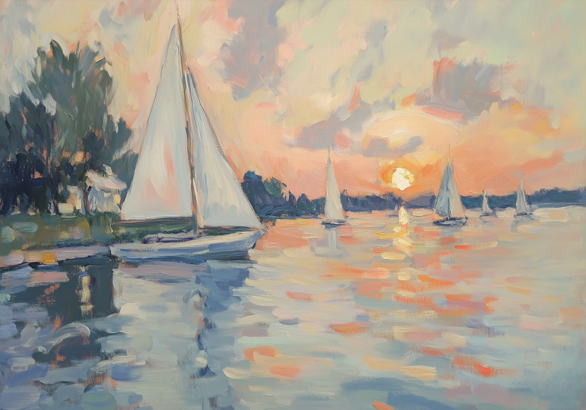 Sea Sailboats (NEW) - Posterbox