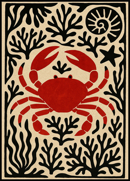 Crimson Sea Dance Plakat - Posterbox