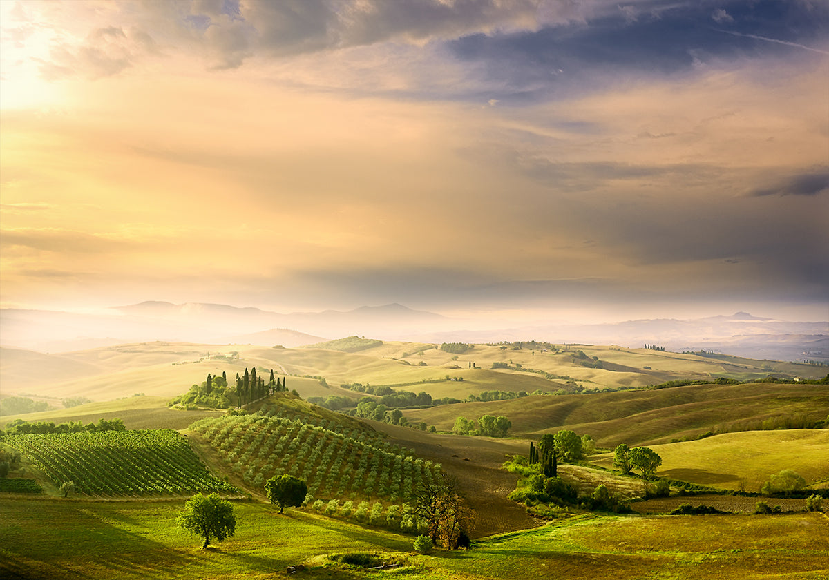 Le lever du soleil du Podere Belvedere