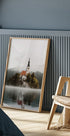 A Church On An Island In The Middle Of Lake Bled Plakat - Posterbox.dk