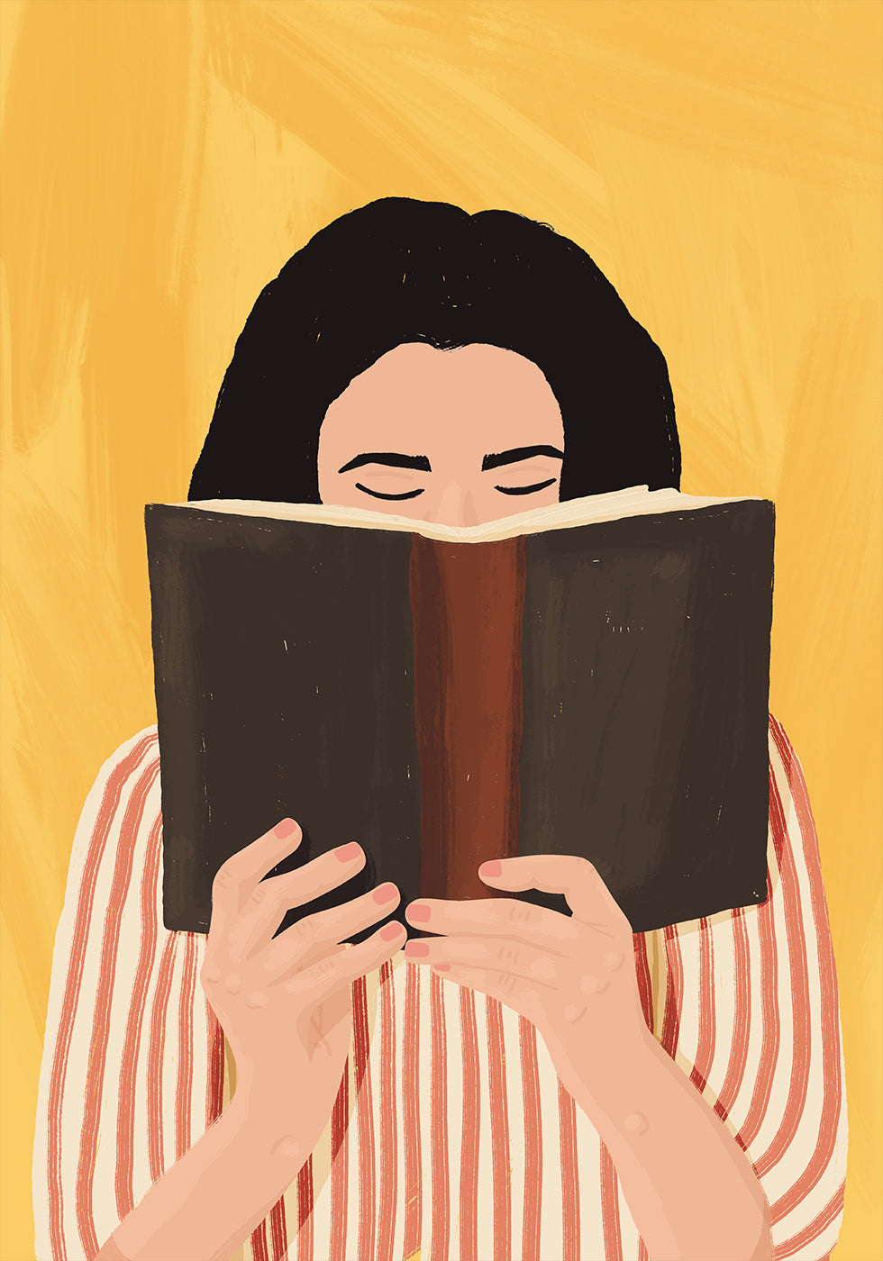 Affiche de lecture fascinante