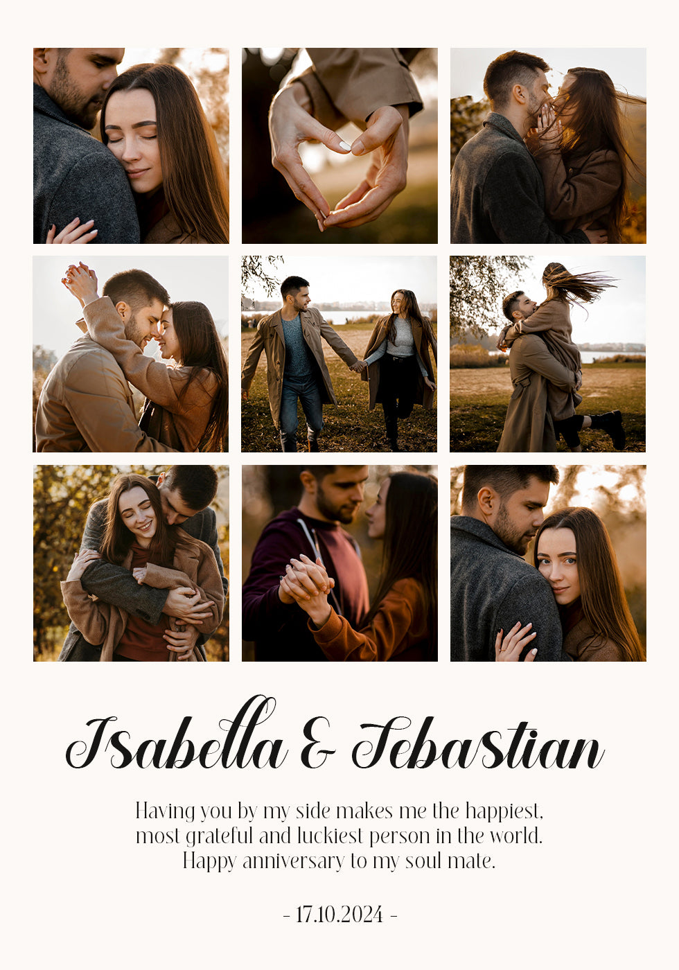 Mon collage de photos de première année Poster