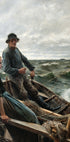 At Sea By Albert Edelfelt Plakat - Posterbox.dk
