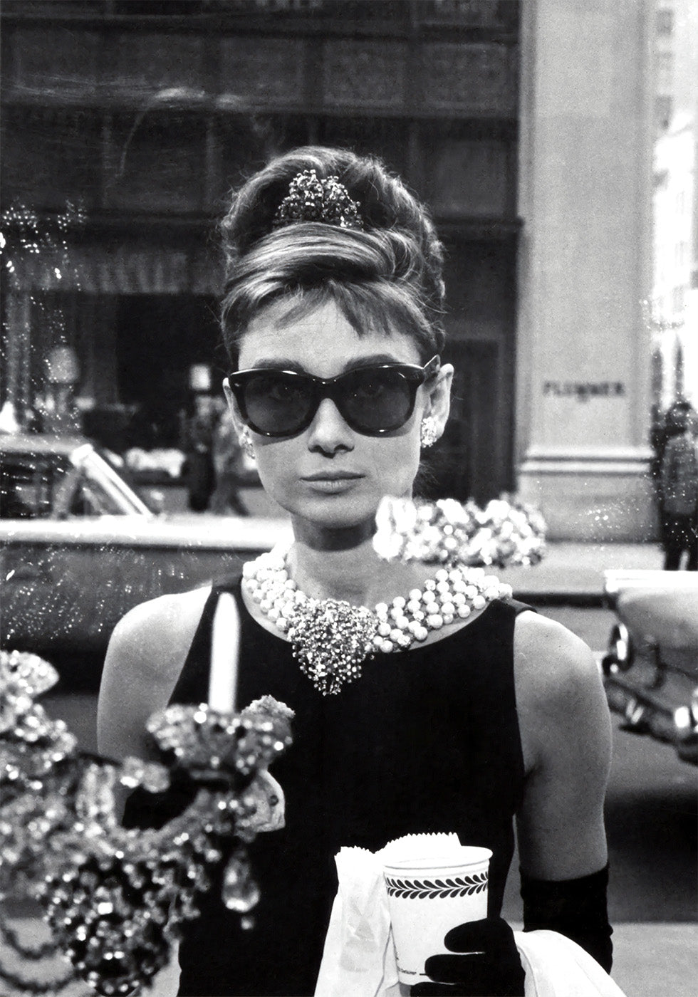 Affiche du film Breakfast at Tiffany's d'Audrey Hepburn 