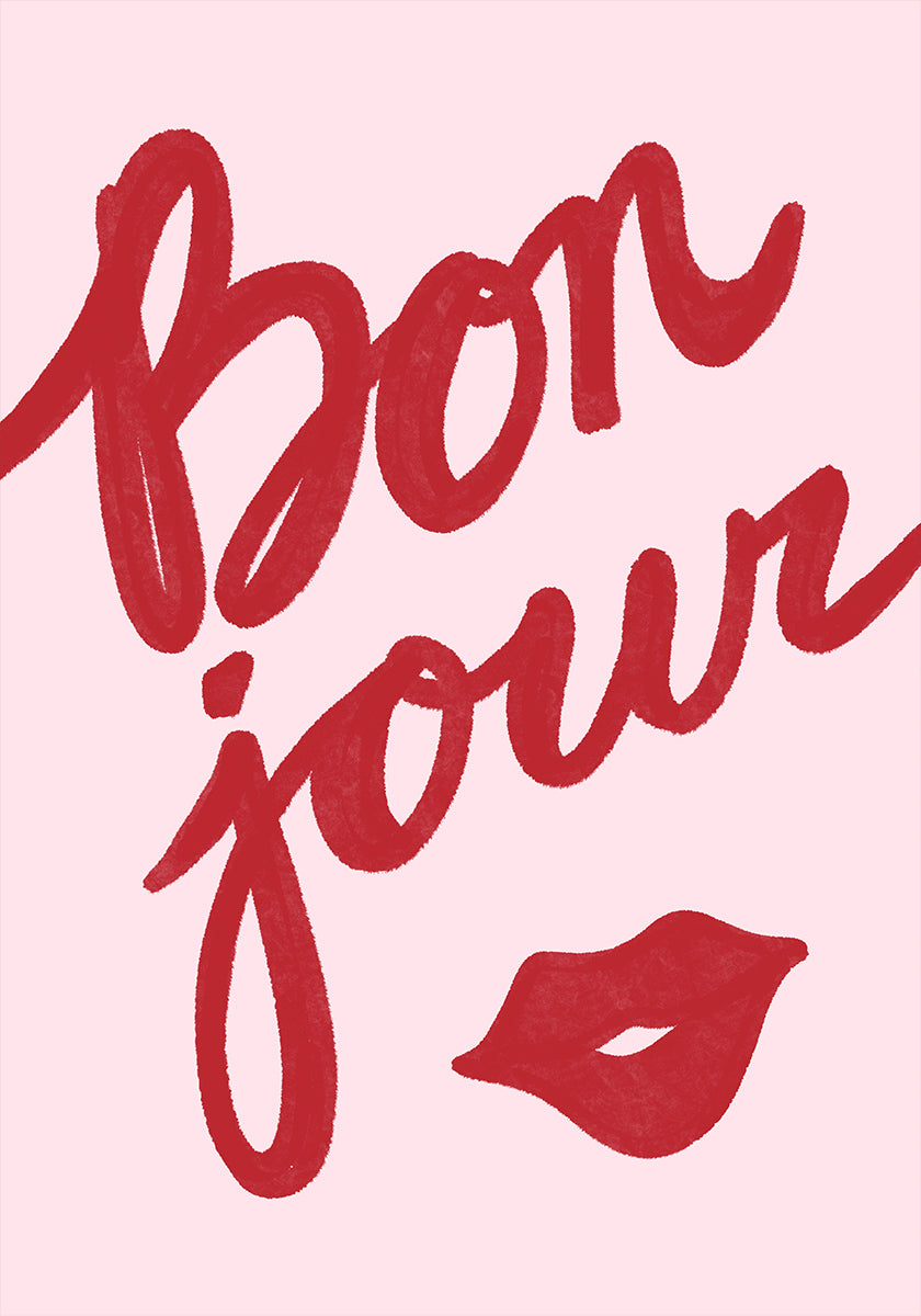 Bonjour baiser Poster