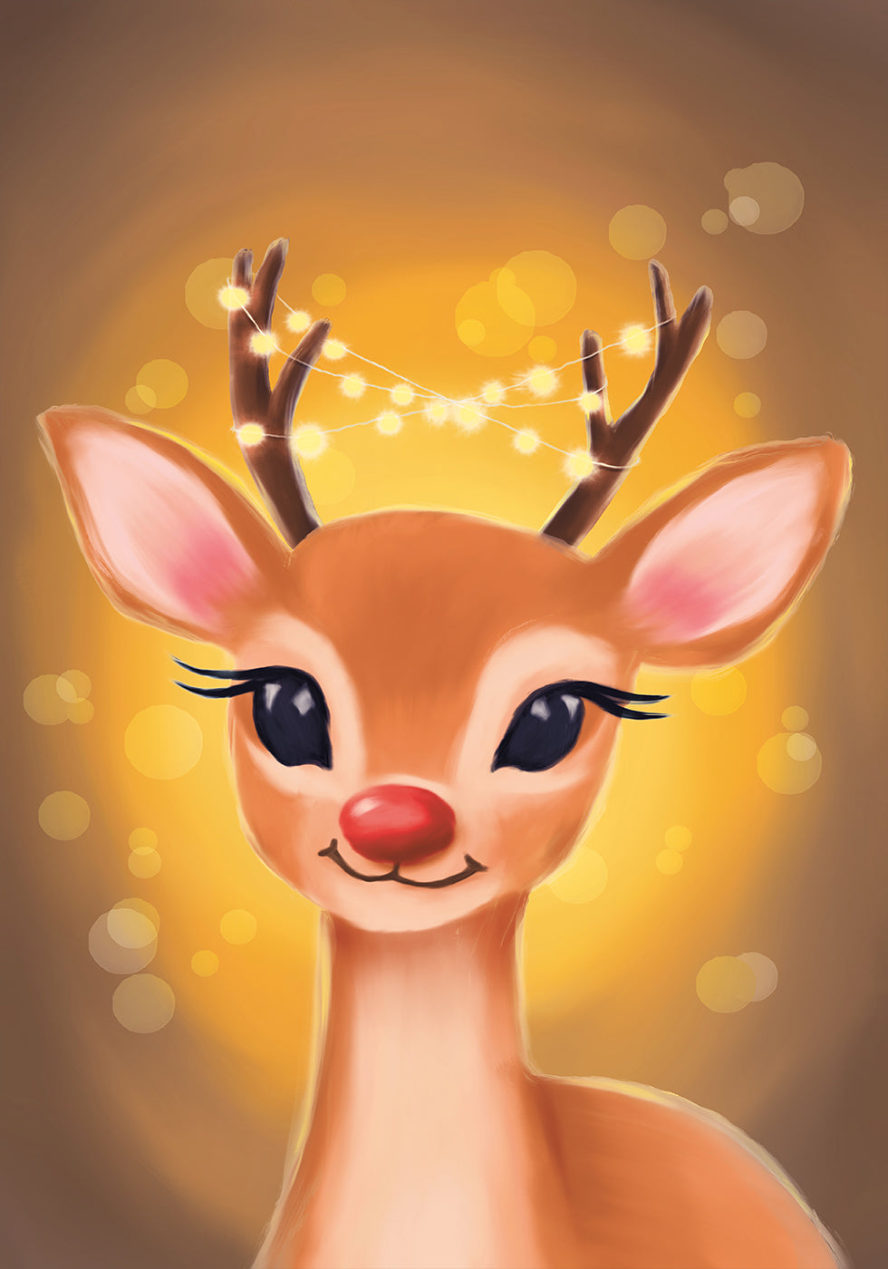 Cerf de Noël Poster