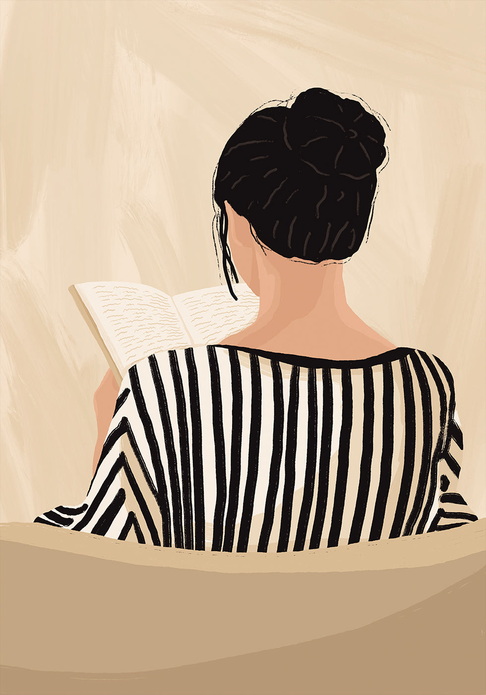 Affiche de lecture confortable