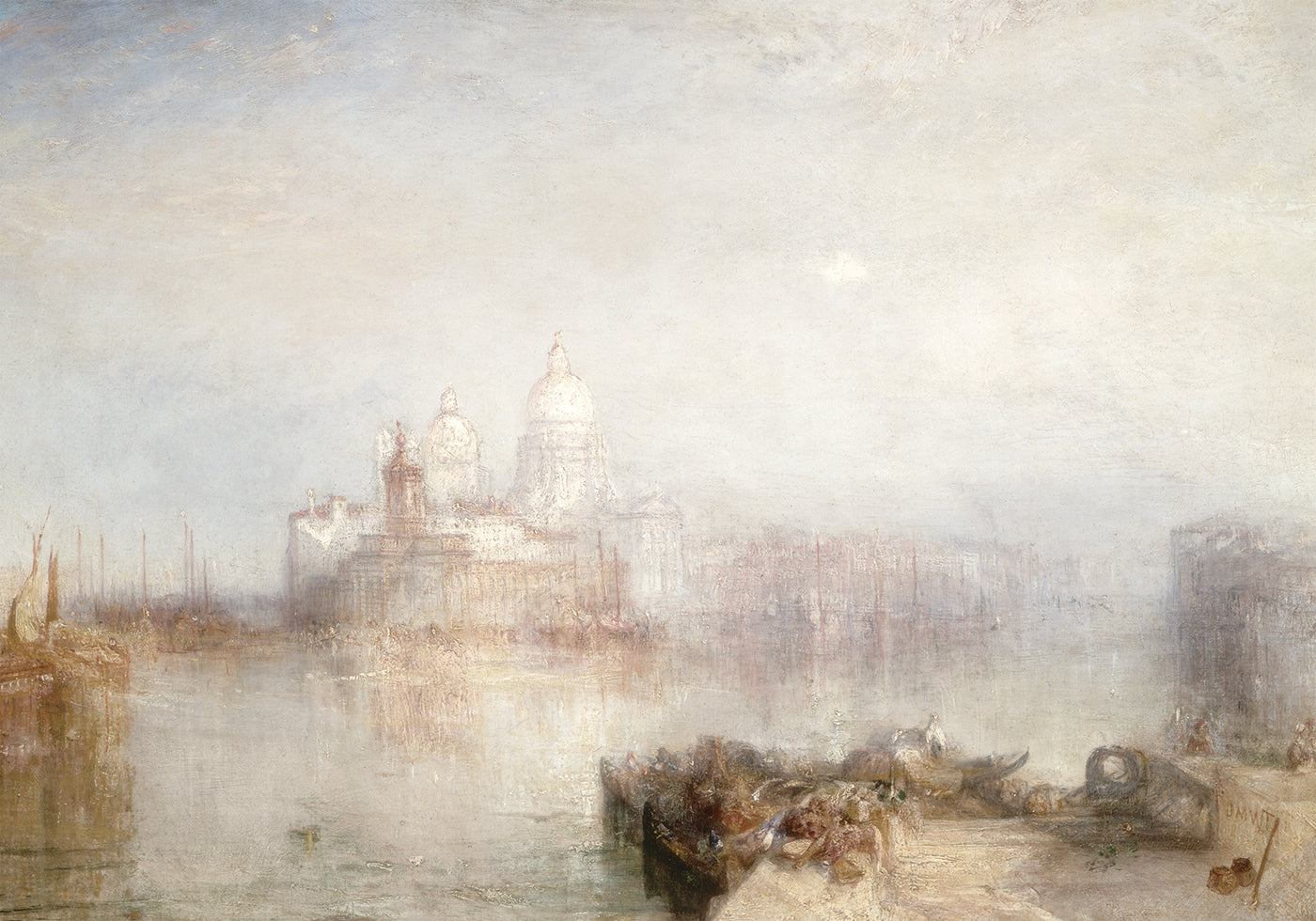 Dogana and Santa Maria By William Turner Plakat - Posterbox.dk