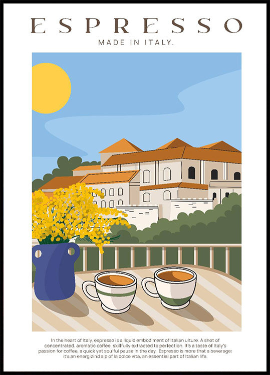 Espresso Italy Plakat - Posterbox.dk