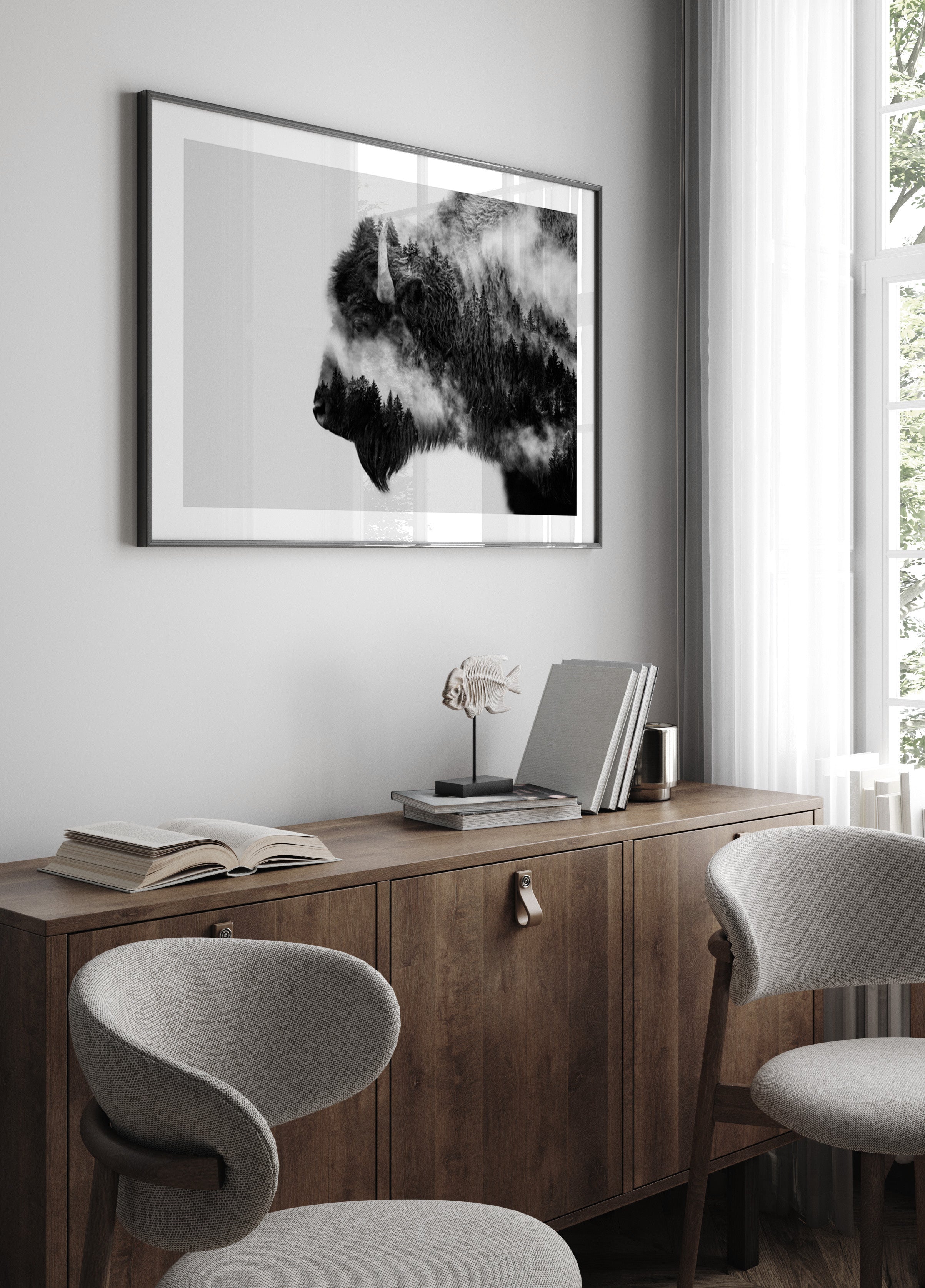 Esprit du bison des forêts