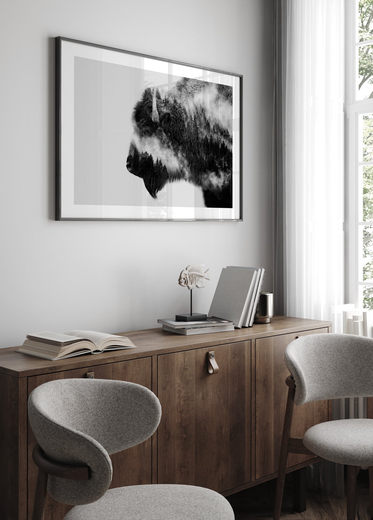 Esprit du bison des forêts