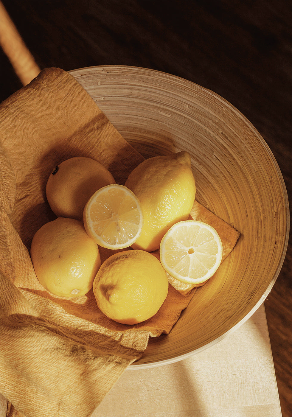 Fragrant Lemons in Rustic Bowl Plakat - Posterbox.dk