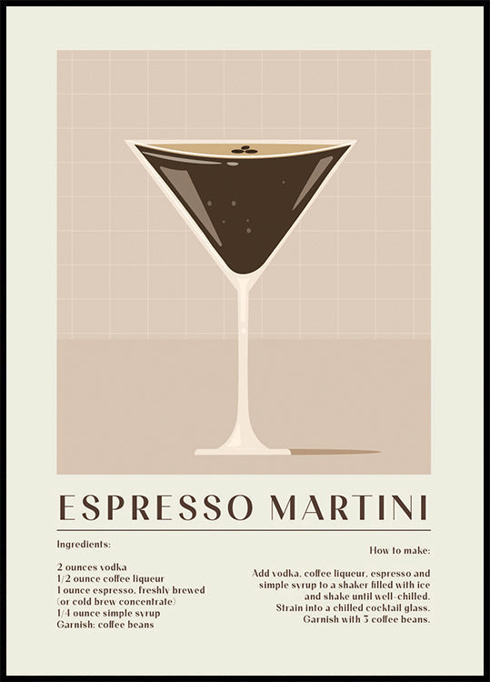 Affiche de Martini expresso