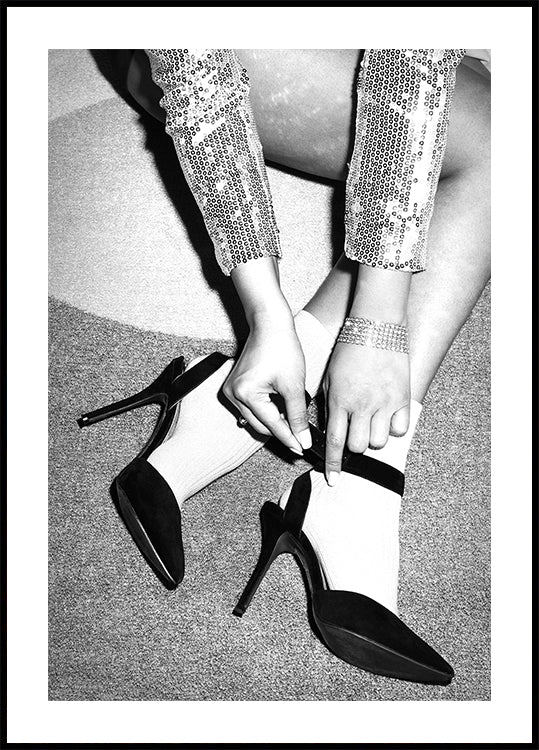 Disco Pieds N&B