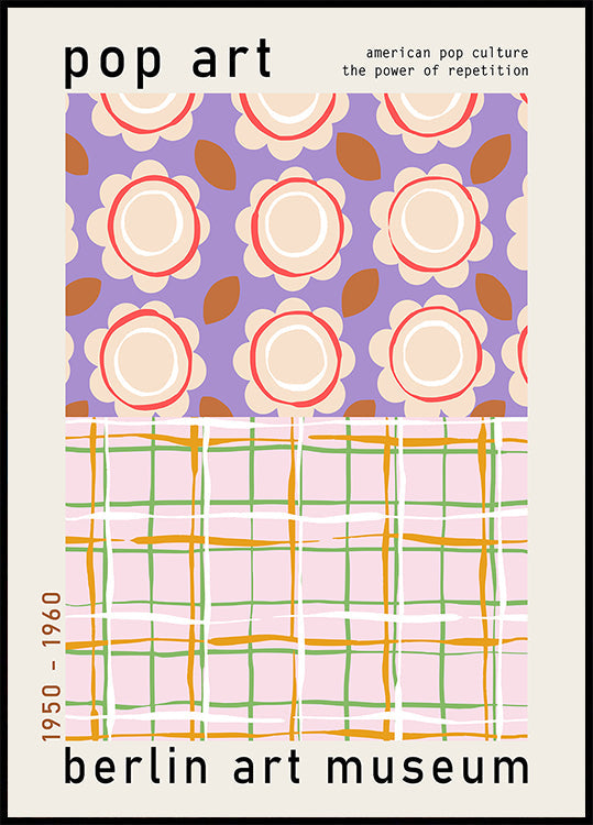 Musée d'art de Berlin Pop Art Poster