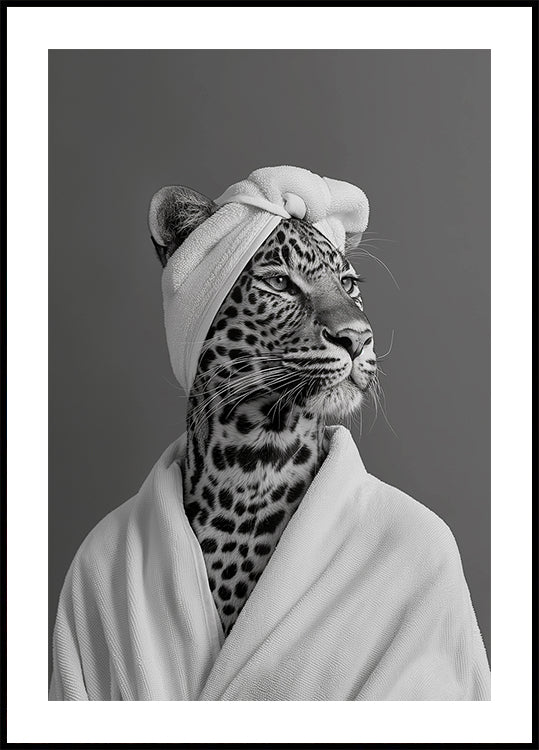 Journée Spa Lady Leopard Poster