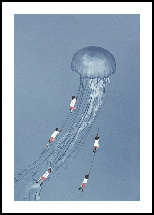 Nous sommes rentrés à la maison en souriant Poster