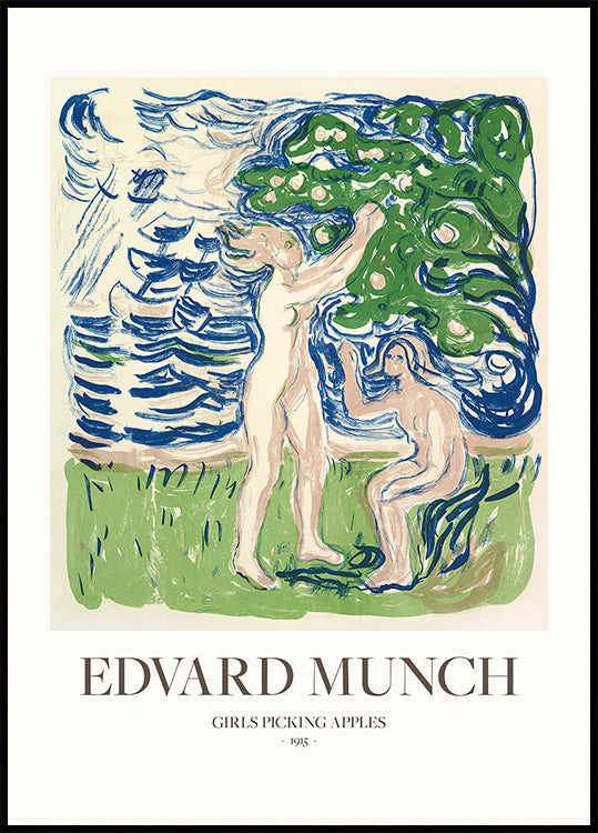Filles cueillant des pommes (NOUVEAU)