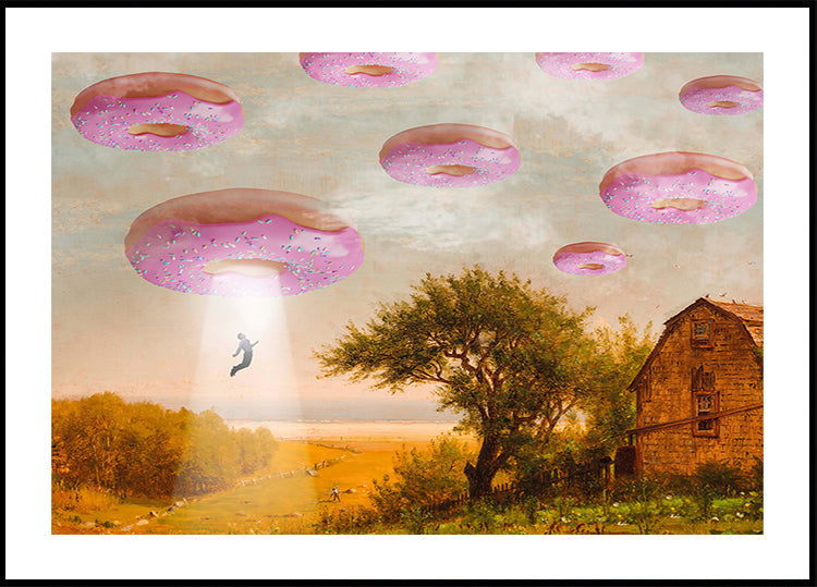 Invasion de beignets Poster