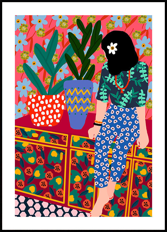 Fille hawaïenne