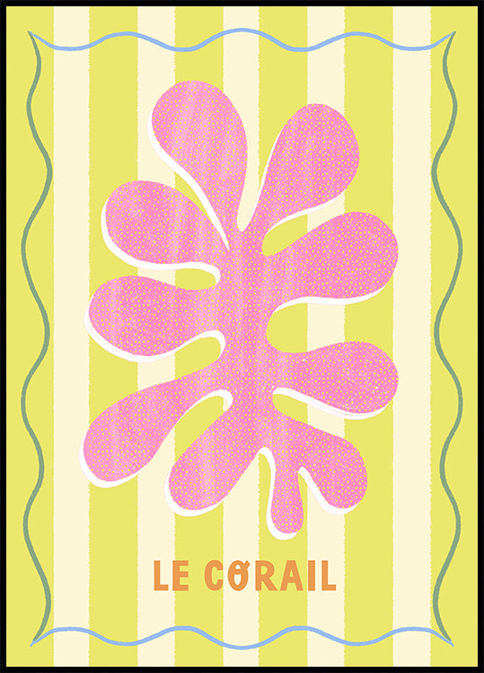 Le Corail Citron/Crème Poster