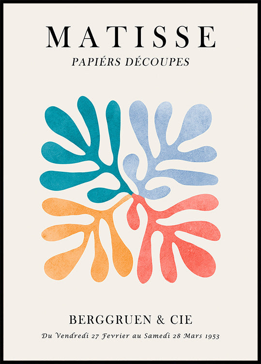 Affiche florale Matisse 4