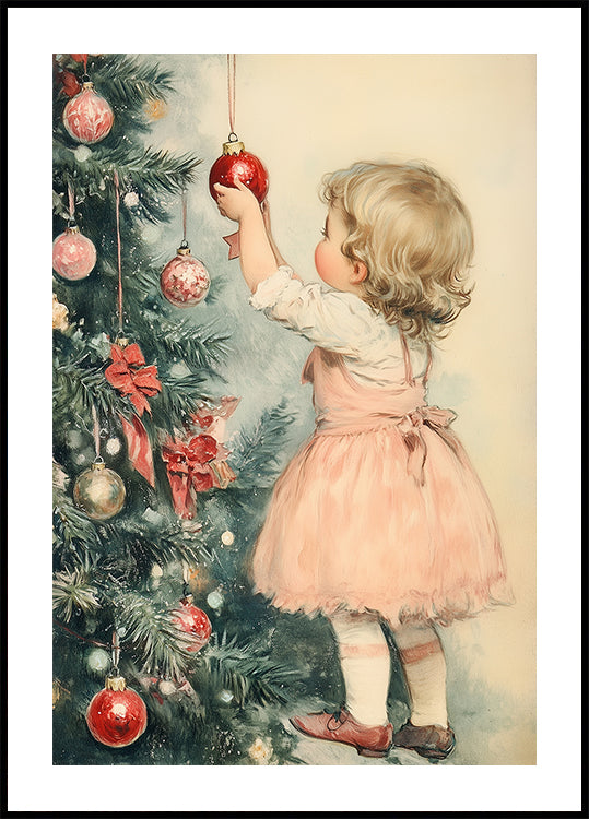 Jeune fille à la veille de Noël Poster