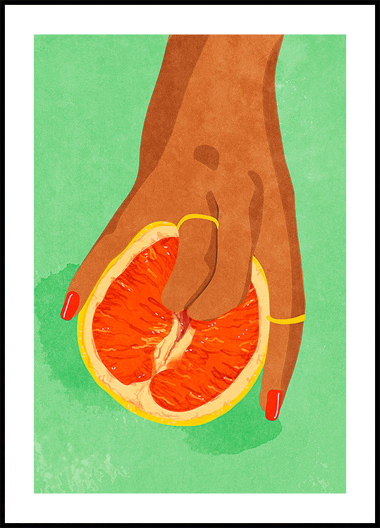 Amoureux des fruits Poster