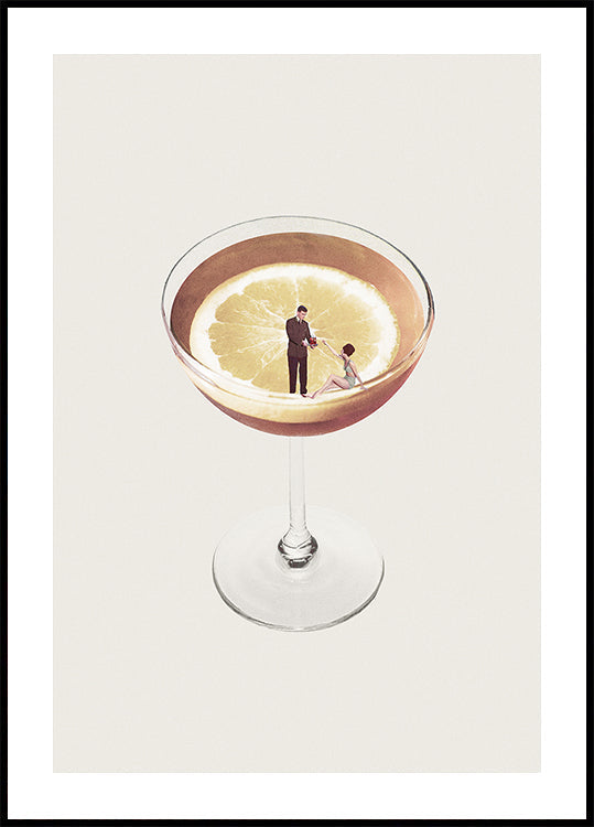 Ma boisson a besoin d'un verre Poster