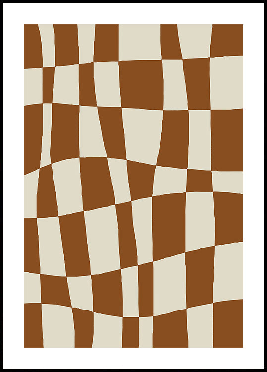 Damier minimal Poster