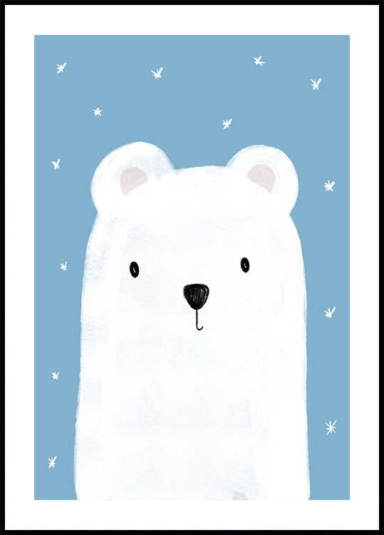 Rêves d'ours polaire Poster