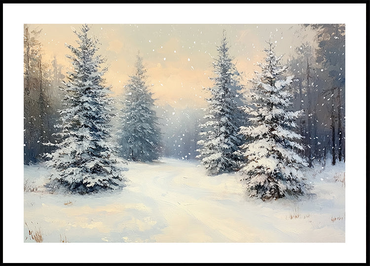 Hauteurs à feuilles persistantes Poster