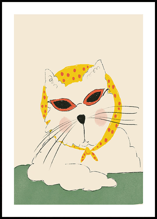 Sac félin chic Poster